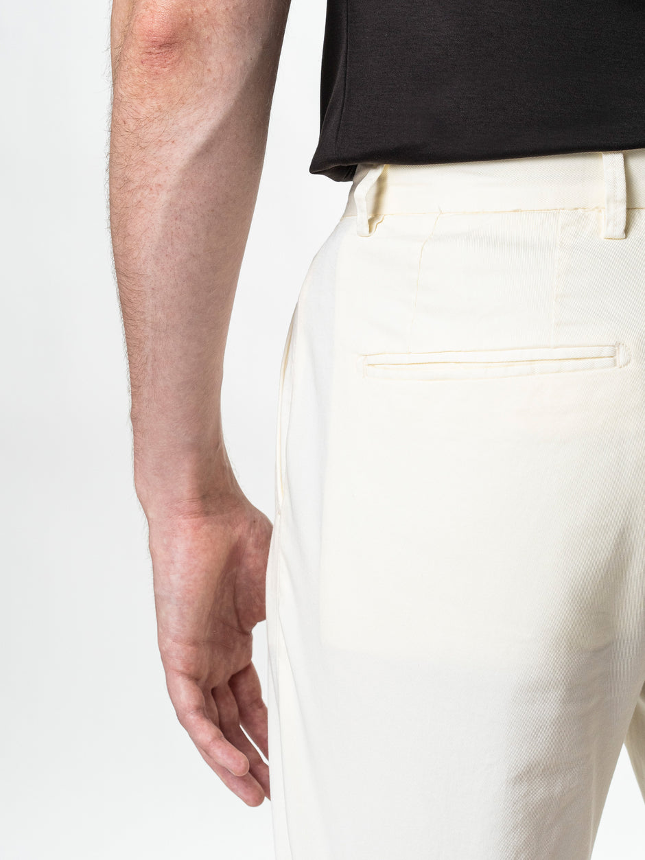 Pantaloni Barbati Chino Crem 100% Bumbac BMan0005 (7)