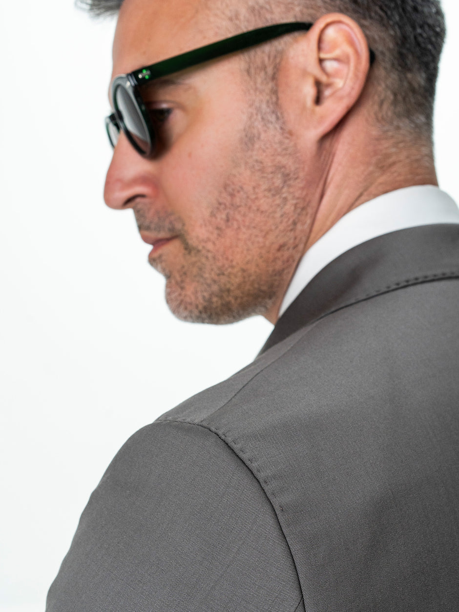 Costum Gri Grej Barbati Lana Vitale Barberis 120's BMan0051 (11)