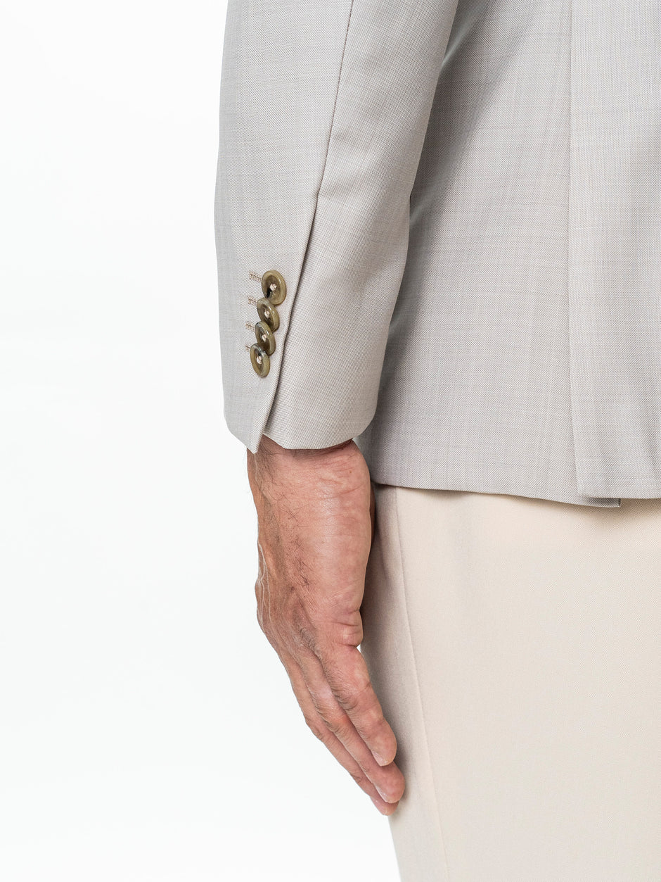 Sacou Crem Deschis 100% Lana Vitale Barberis BMan0076 (8)