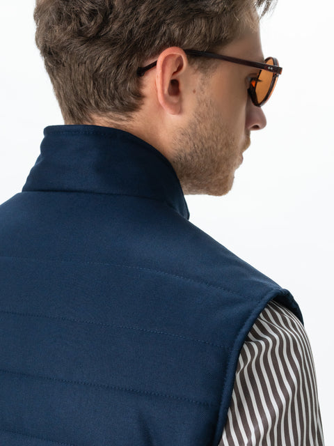 Vesta Casual & Office Barbati De Toamna Bleumarin Design Palermo BMan065 (8)