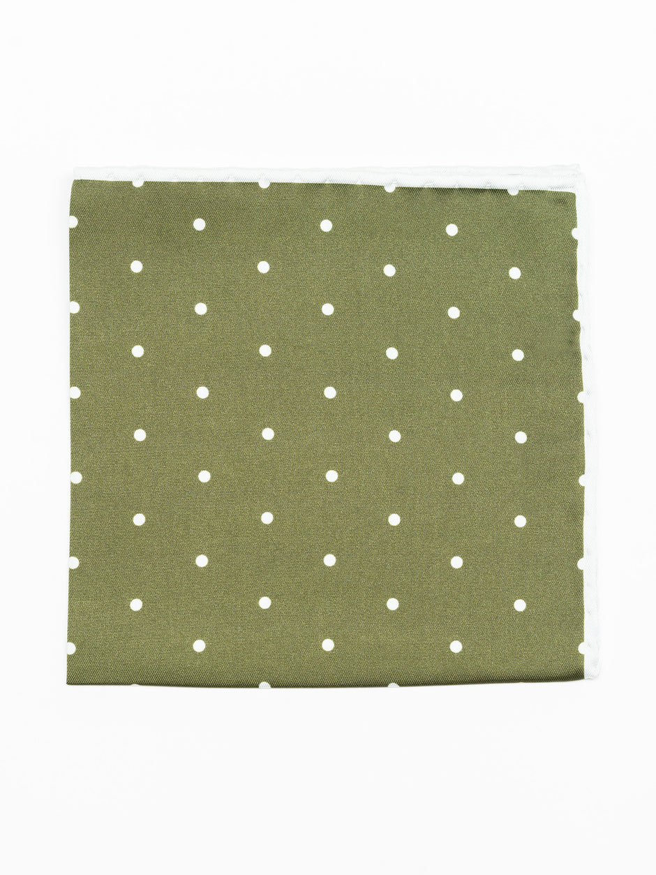 Batista Eleganta Barbati Verde Fistic Imprimeu Buline Albe BMan366 (1)