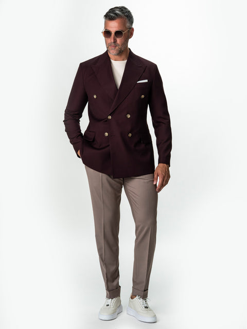 Tinuta Completa Barbati Smart Casual Burgy BMan0542