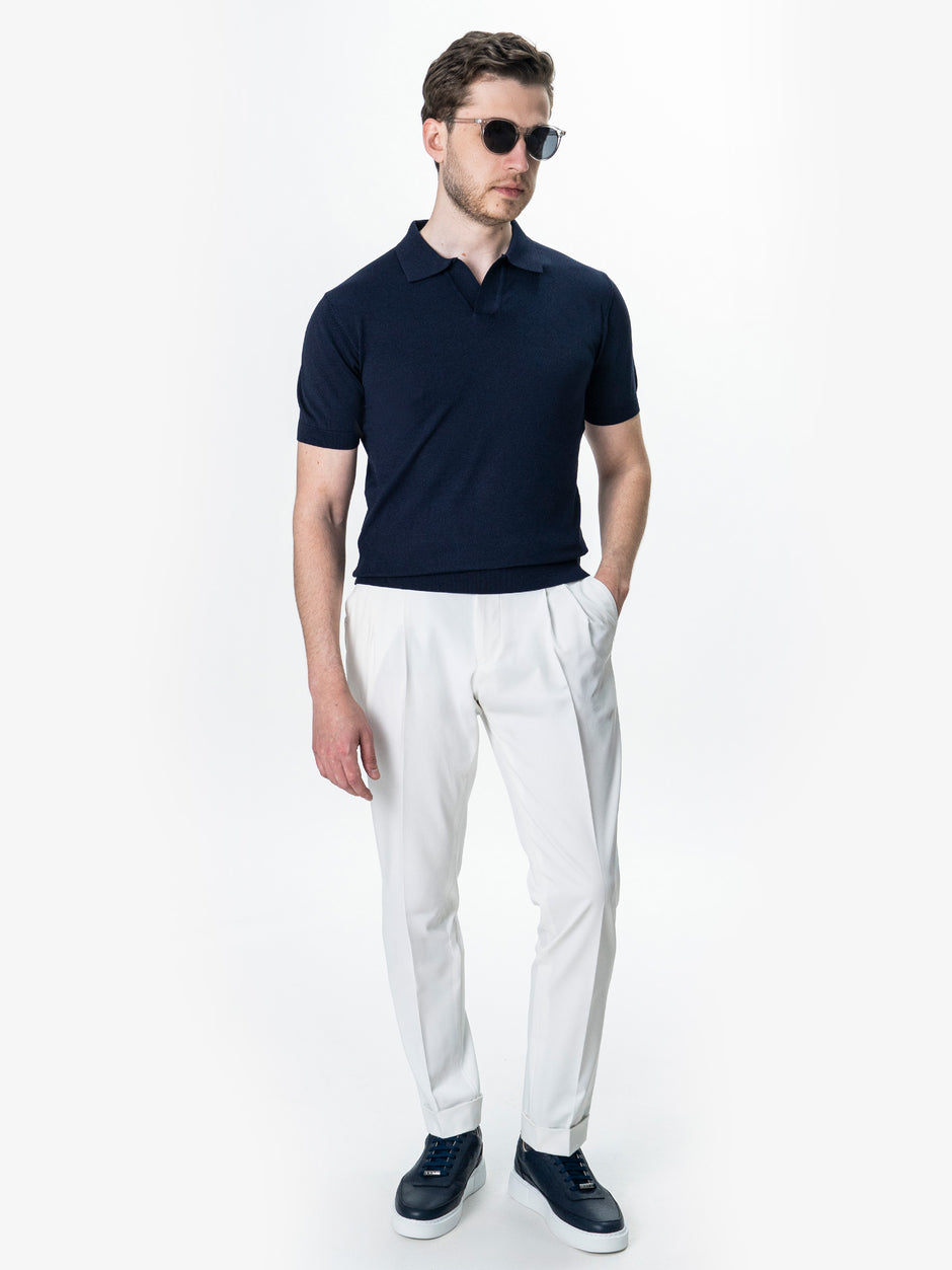 Tricou Polo Barbati Bleumarin Rayon BMan0100 (5)