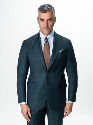 Costum Verde Petrol Barbati Lana Vitale Barberis 120's BMan0051