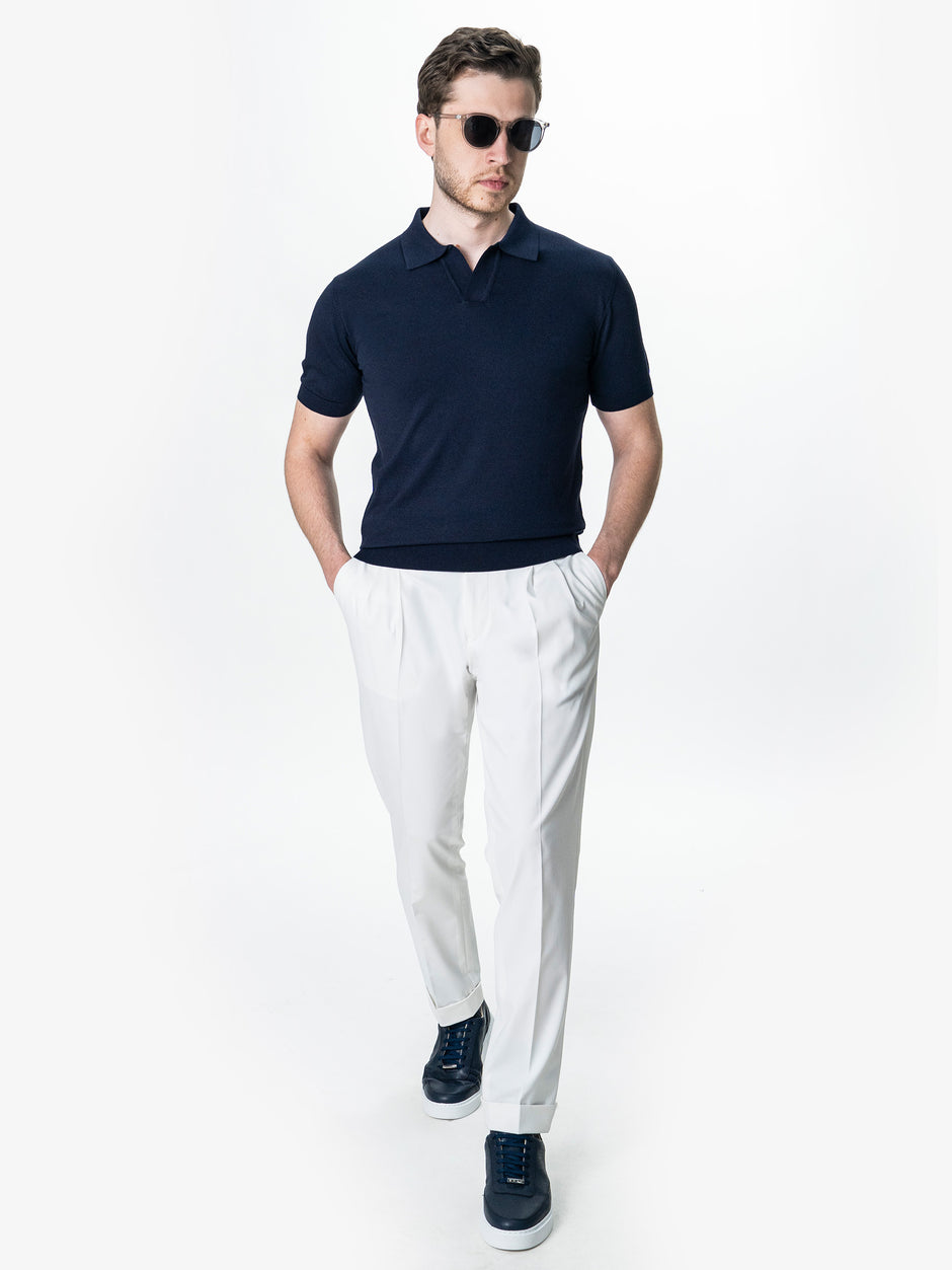 Tricou Polo Barbati Bleumarin Rayon BMan0100 (6)