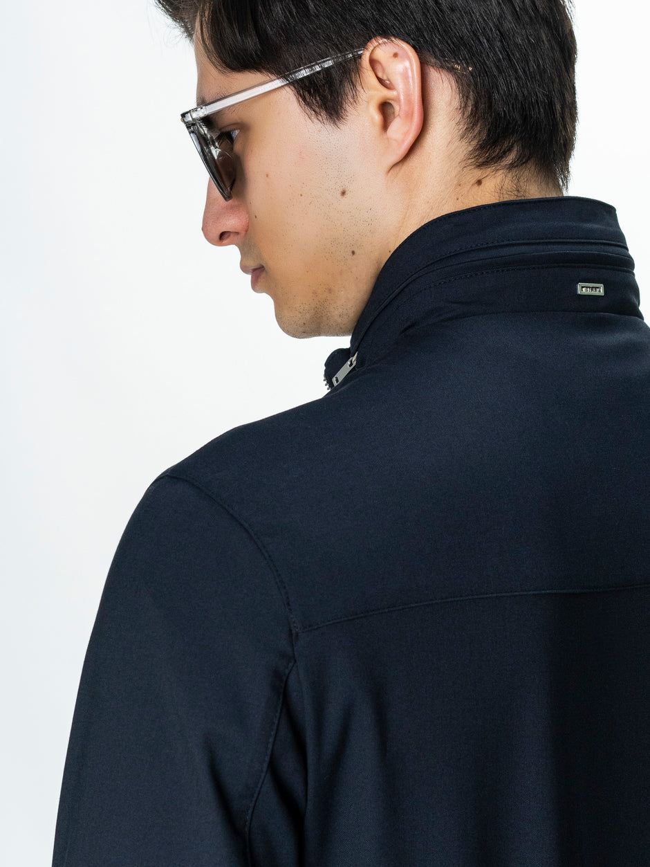 Geaca Barbati Tip Jacheta Bleumarin BMan BMan0007 (8)