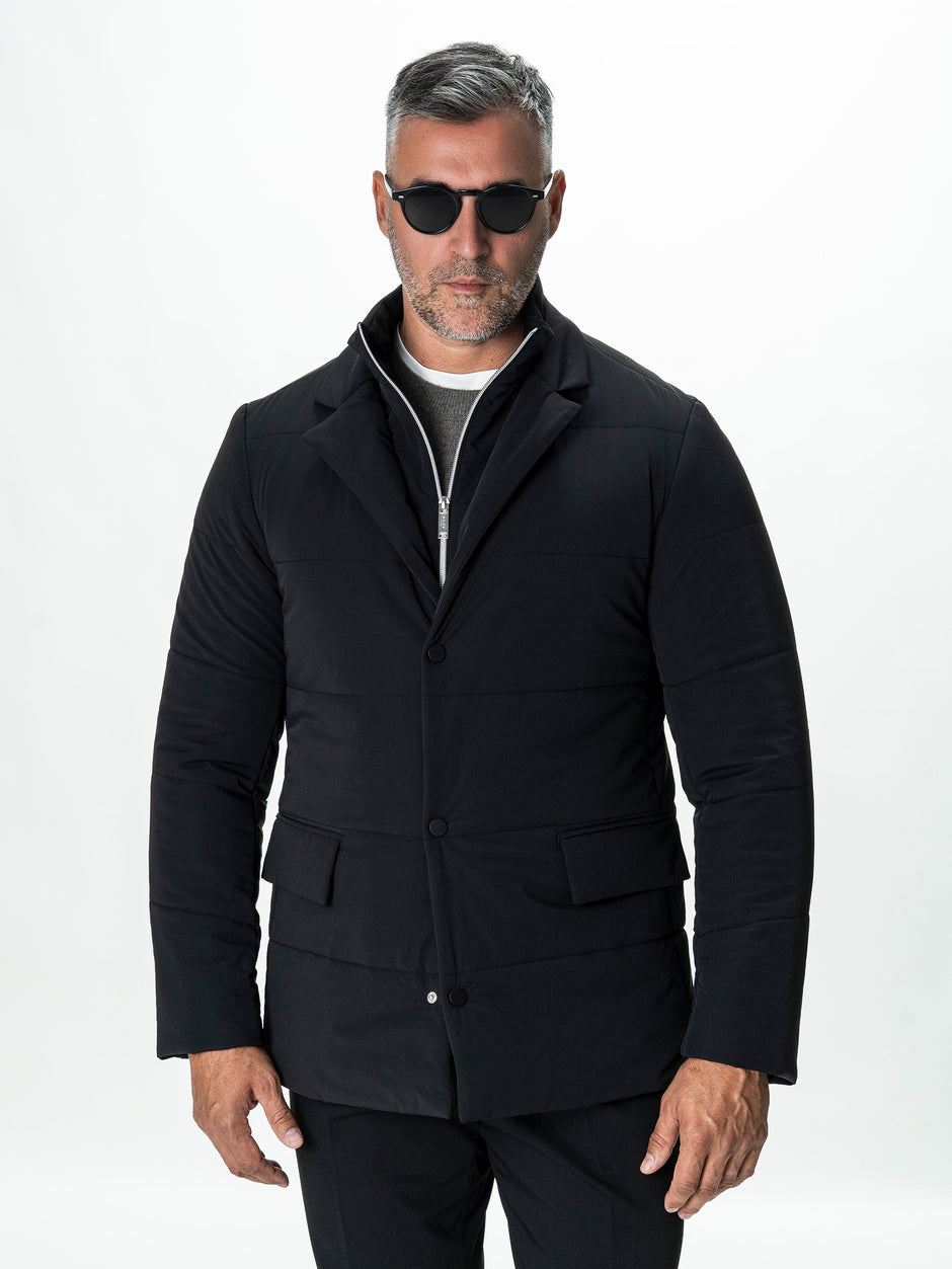 Geaca de Toamna Barbati Neagra BMan0004 (9)