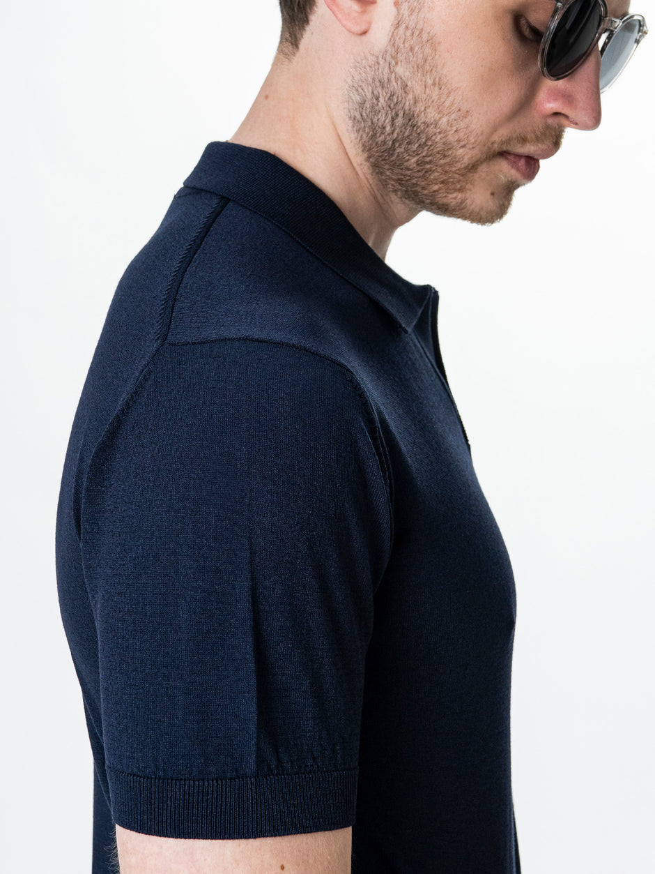 Tricou Polo Barbati Bleumarin Rayon BMan0100 (7)