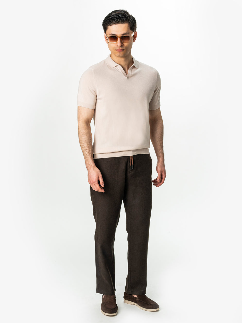 Tricou Bărbați Polo Modern Crem De Vară  Bumbac Natural BMan286 (8)
