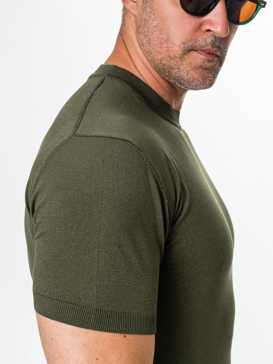 Tricou Barbati Rayon Kaki BMan0102 (6)
