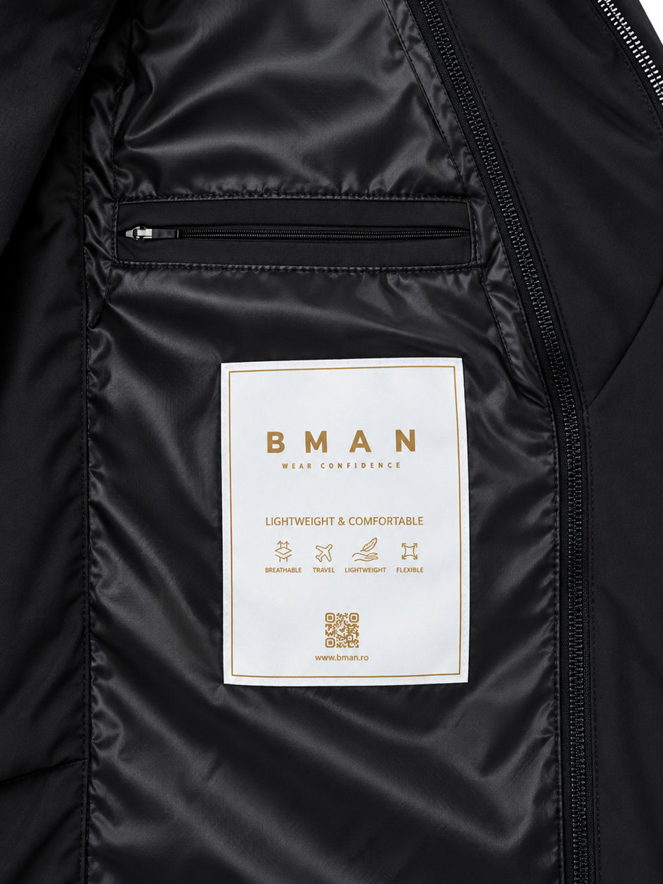 Geaca de Toamna Barbati Neagra BMan0004 (6)