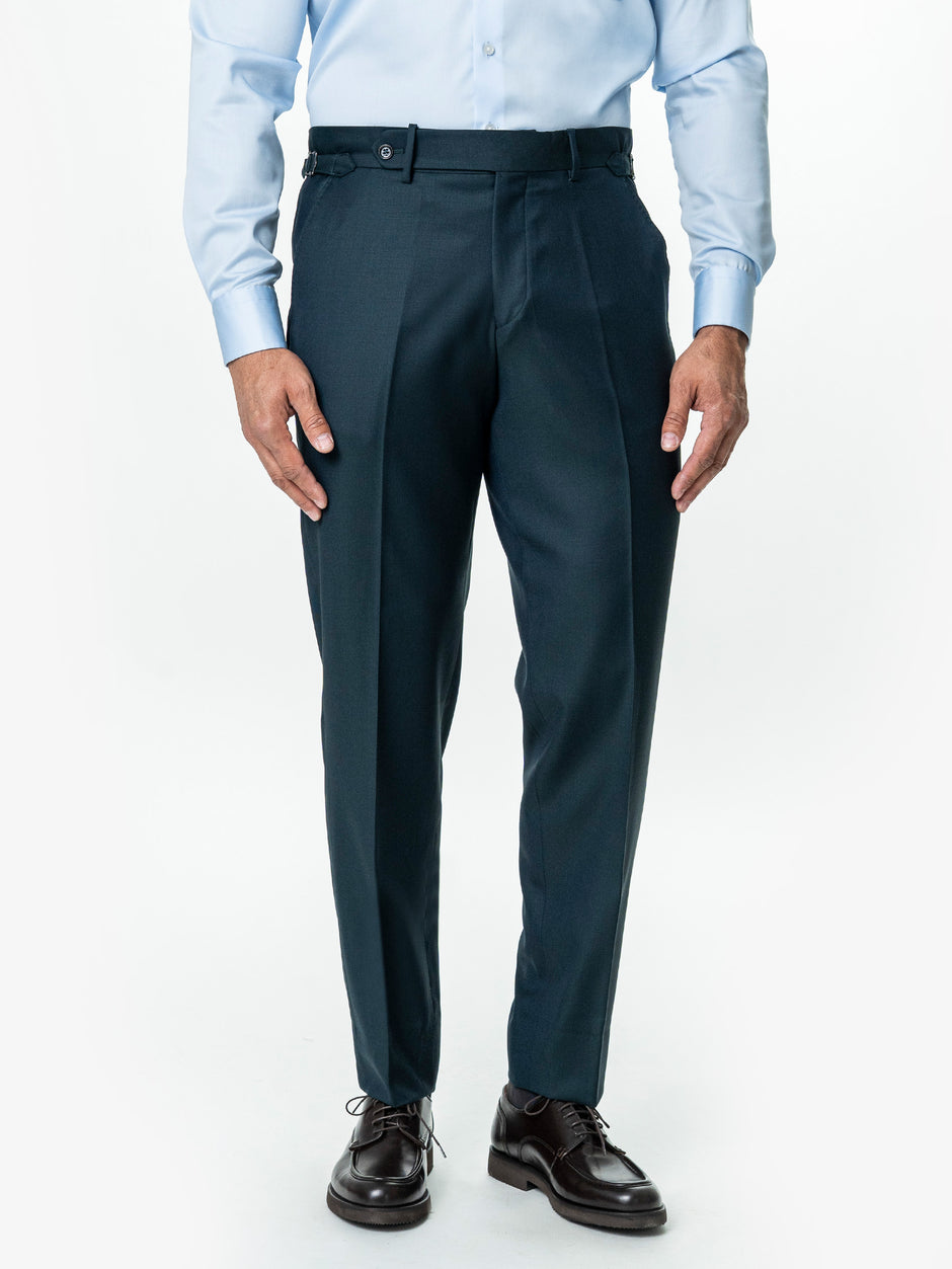 Costum Verde Petrol Barbati Lana Vitale Barberis 120's BMan0051 (5)