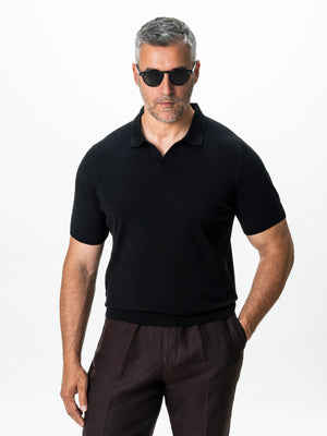 Tricou Polo Negru BMan0107