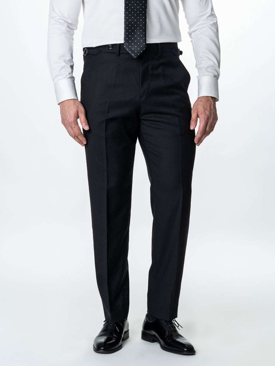 Costum Barbati Negru 100% Lana BMan0006 (5)