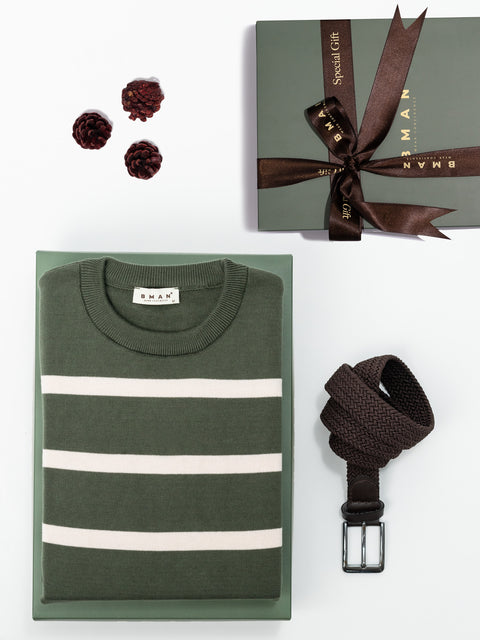 Pachet Cadou Office Toamna & Iarna Pentru Barbati Olive Bman0123 (1)