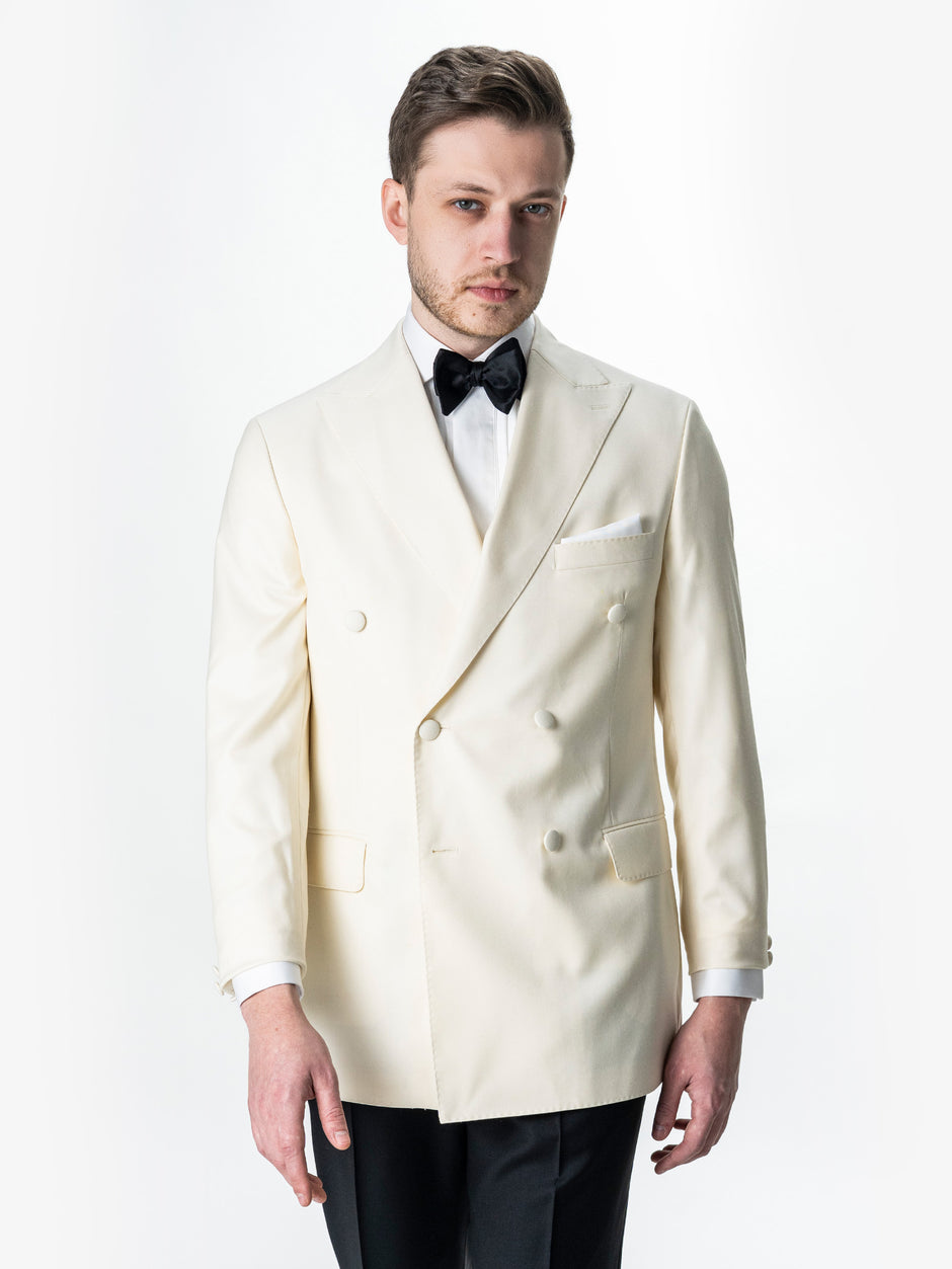 Costum Mire Smoking Crem Lana Vitale Barberis BMan342 (4)