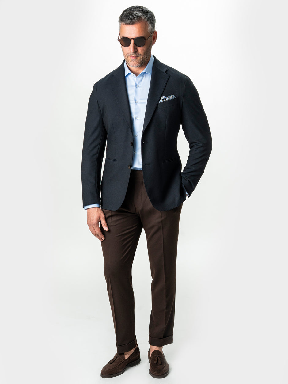 Camasa Bleu Barbati Premium Confort Fit Non Iron BMan0063 (2)