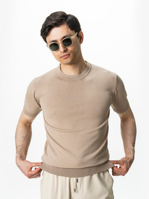 Tricou Barbati Rayon Bej BMan0102