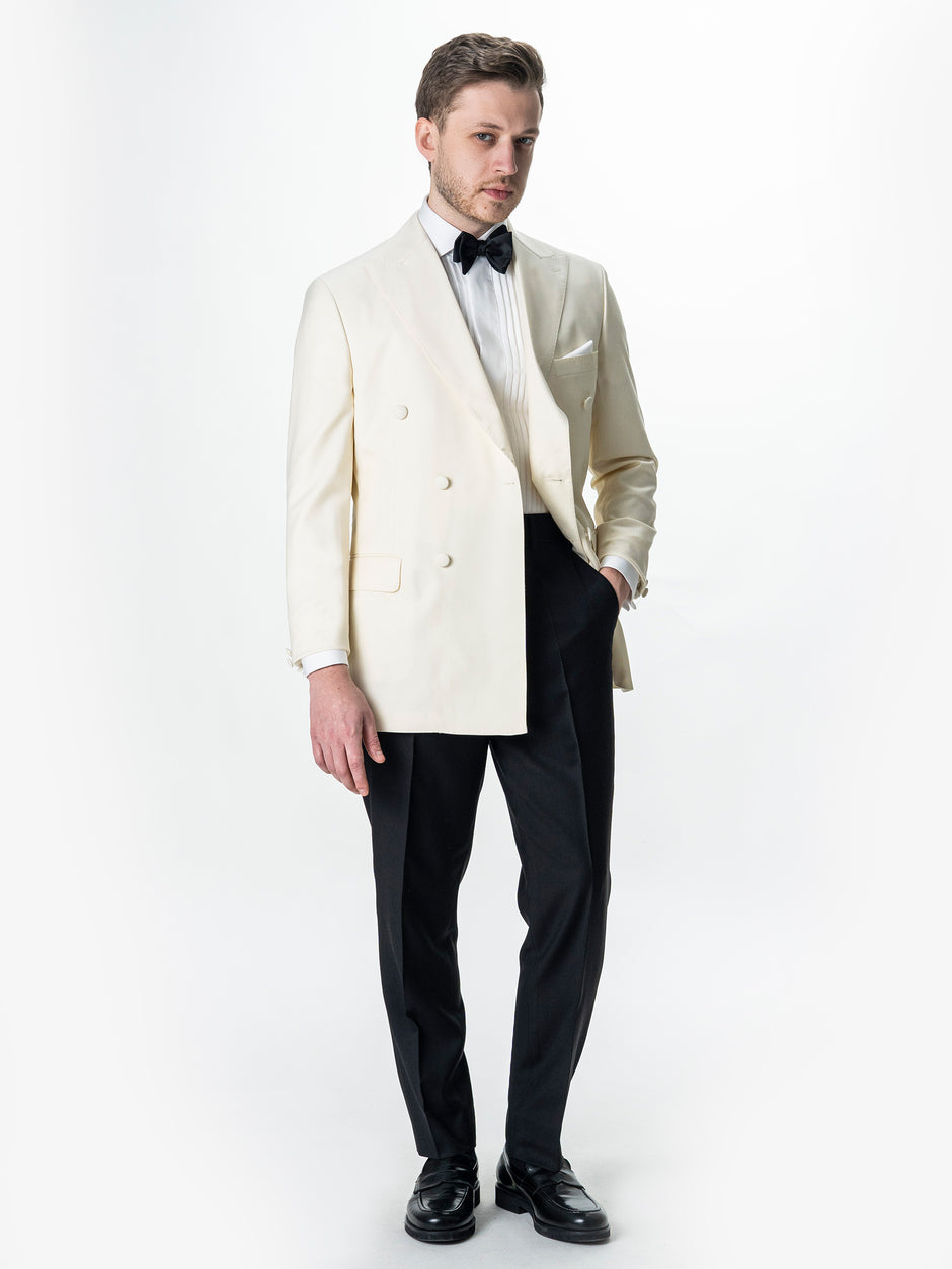 Costum Mire Smoking Crem Lana Vitale Barberis BMan342 (5)