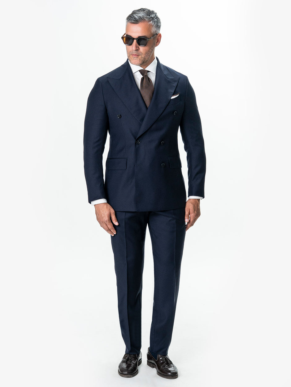 Costum Bleumarin Doua Randuri Barbati Lana Vitale Barberis Super120's BMan0052 (4)