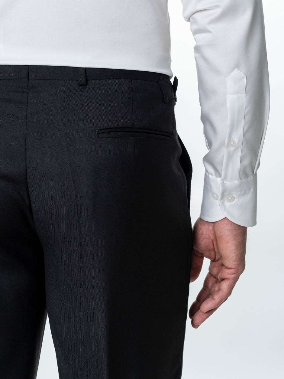 Costum Barbati Negru 100% Lana BMan0006 (10)