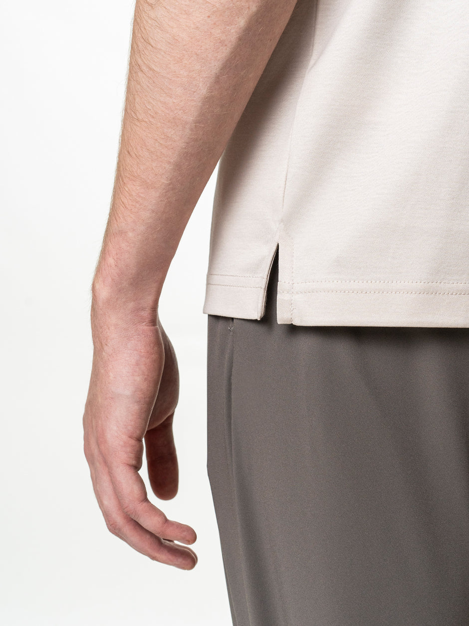 Tricou Barbati Crem 100% Bumbac Egiptean BMan280 (7)