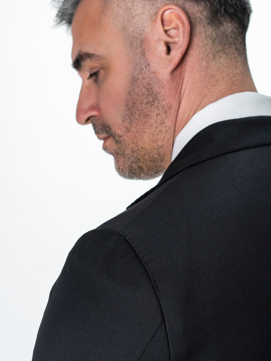 Costum Barbati Negru 100% Lana BMan0006 (9)