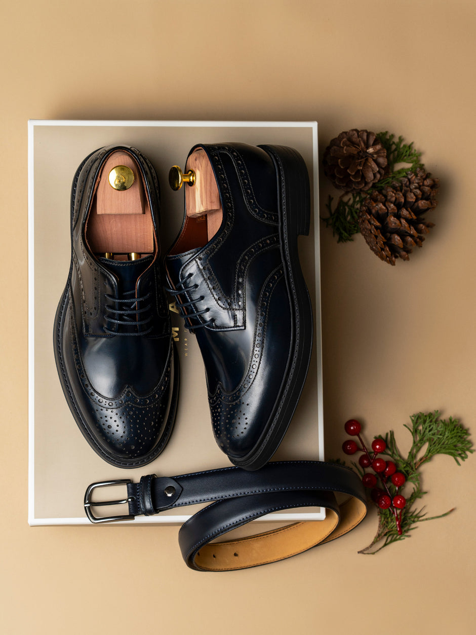 Pachet Cadou Barbati Incaltaminte Pantofi Cu Accesoriu Bman0093 (1)