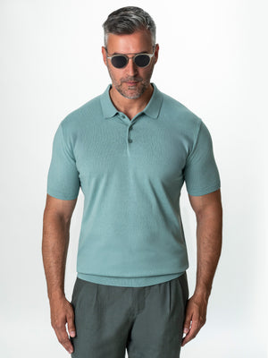 Tricou Barbati Polo Olive Bumbac Natural BMan298