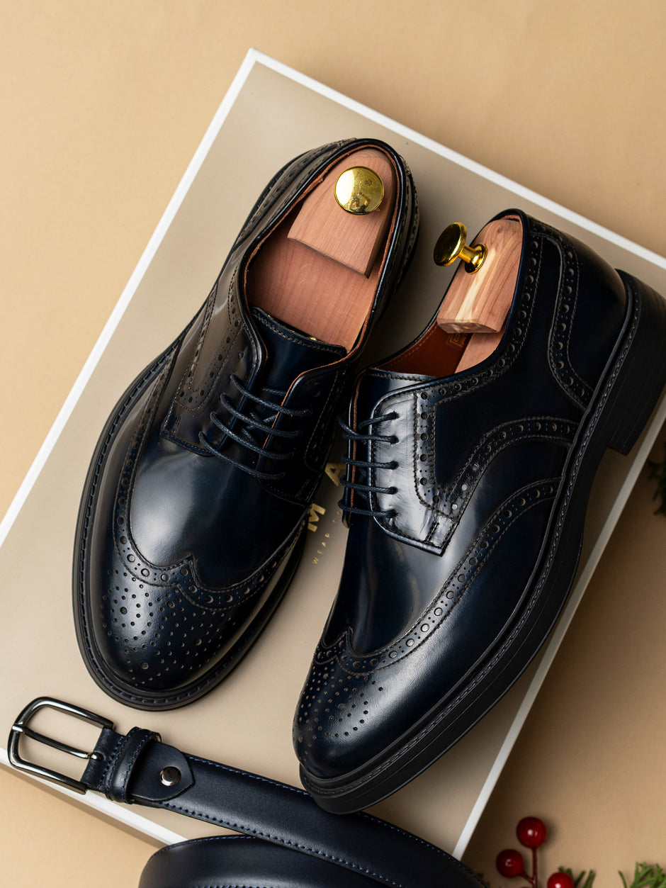 Pachet Cadou Barbati Incaltaminte Pantofi Cu Accesoriu Bman0093 (2)