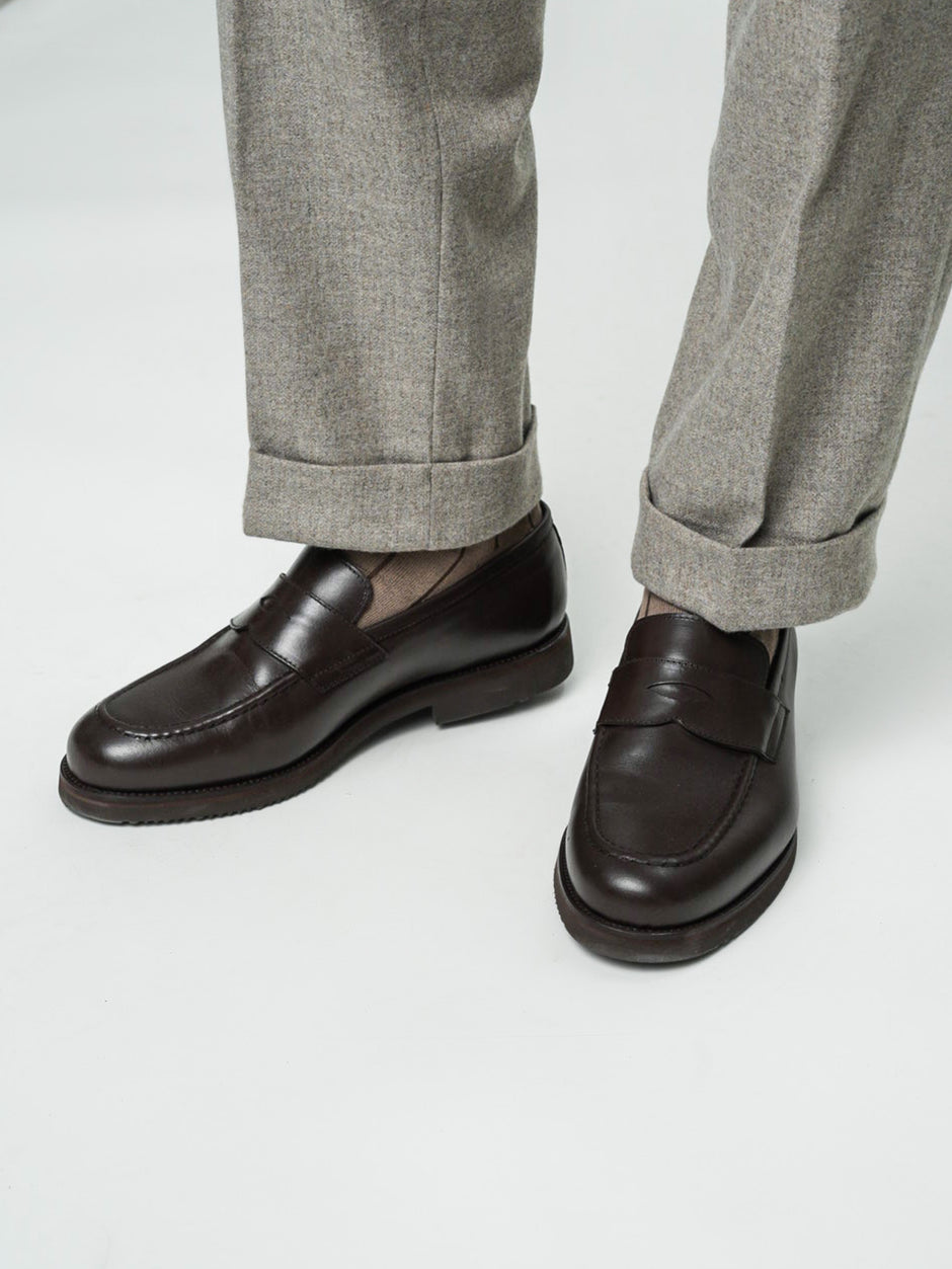 Mocasini Cafenii Barbati Din Piele Naturala Formal Loafers Bman222 (1)