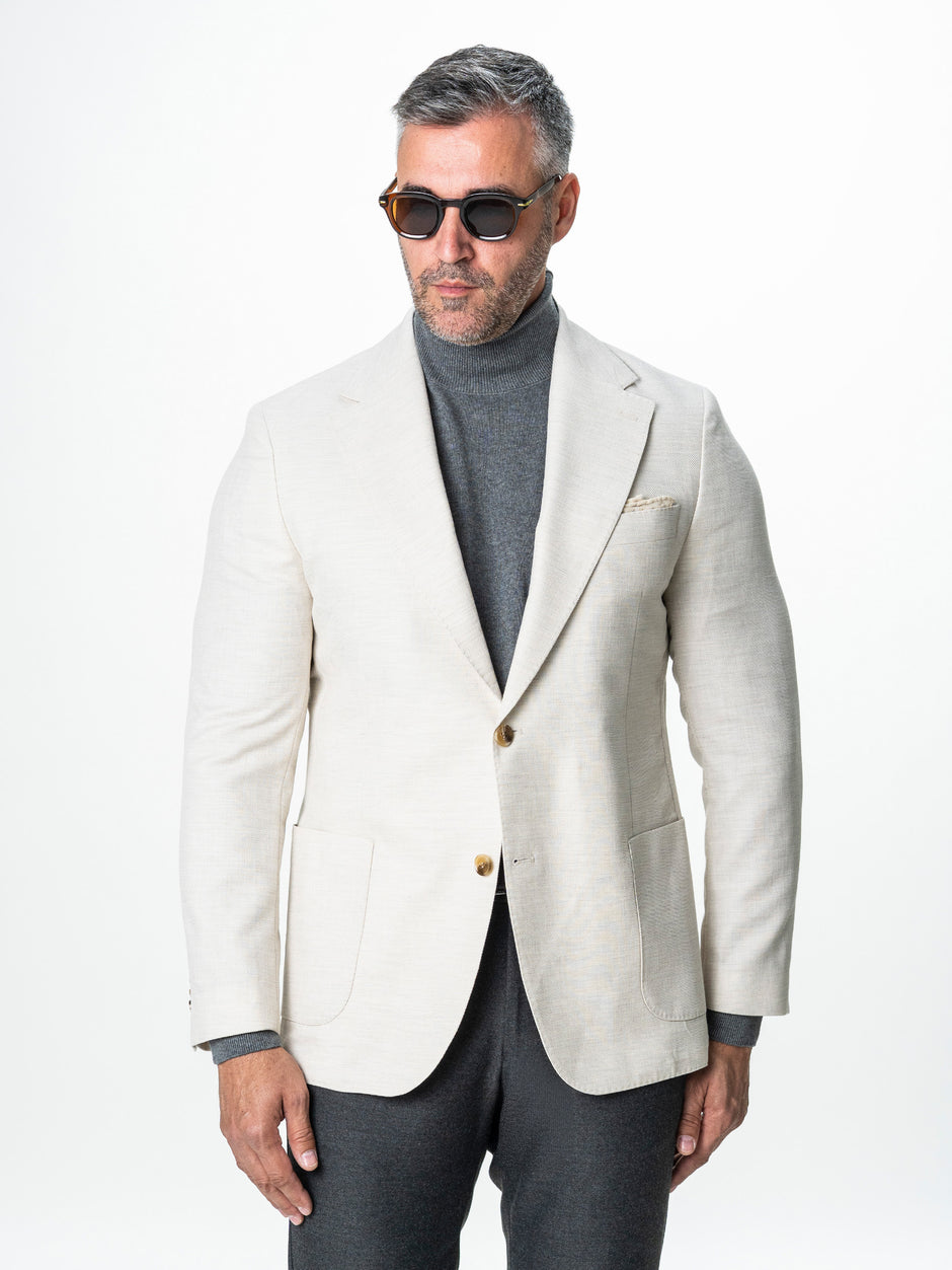 Sacou Barbati Crem Vara Necaptusit Lana Vitale Barberis BMan0050 (4)