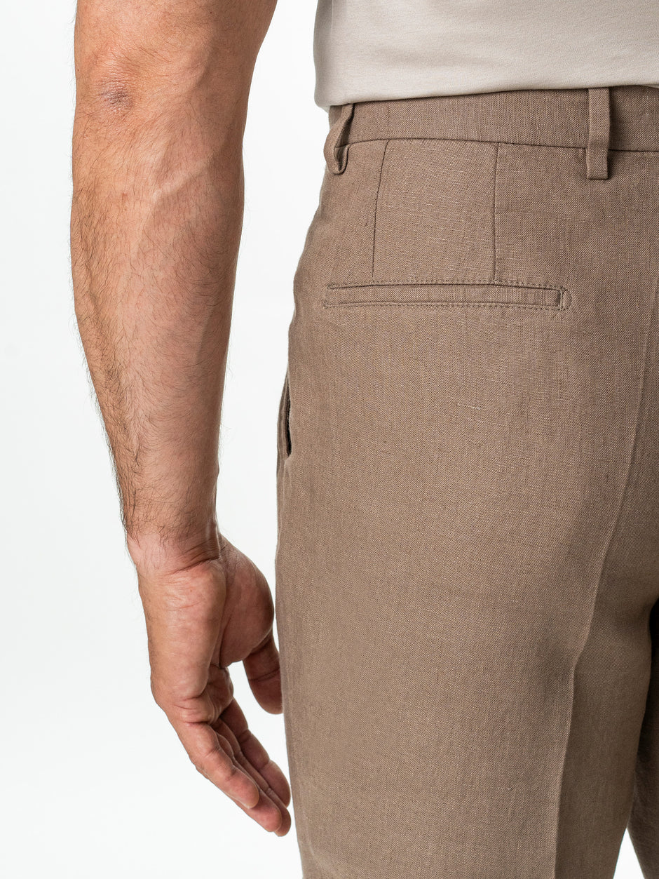 Pantaloni Barbati Maro Cappuccino din In Natural BMan0004 (5)