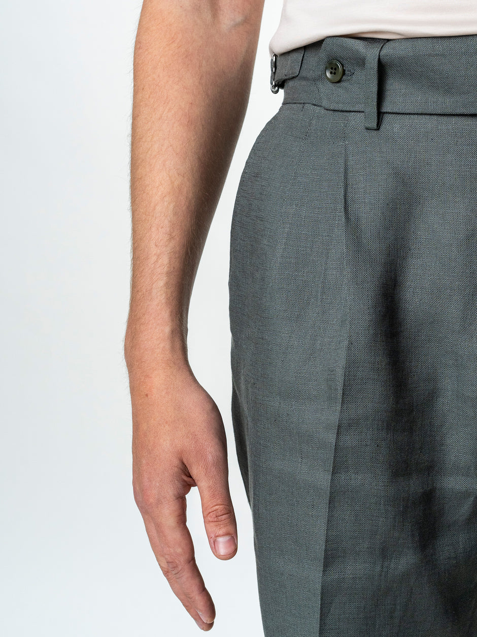 Pantaloni Scurti Barbati Gurkha 100% In Natural Kaki BMan180 (3)