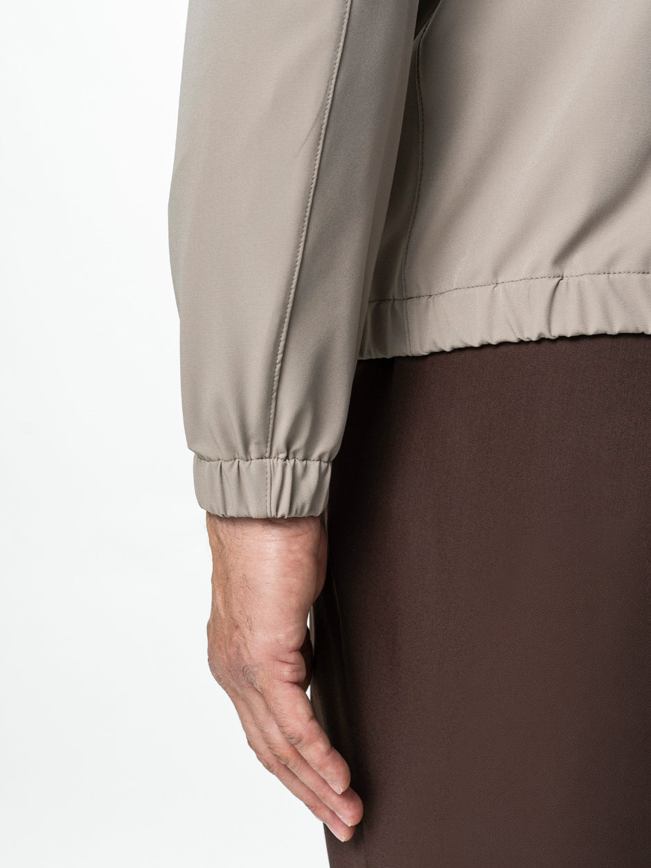 Jacheta Barbati Crem Din Material Tehnic Elastic BMan0006 (8)