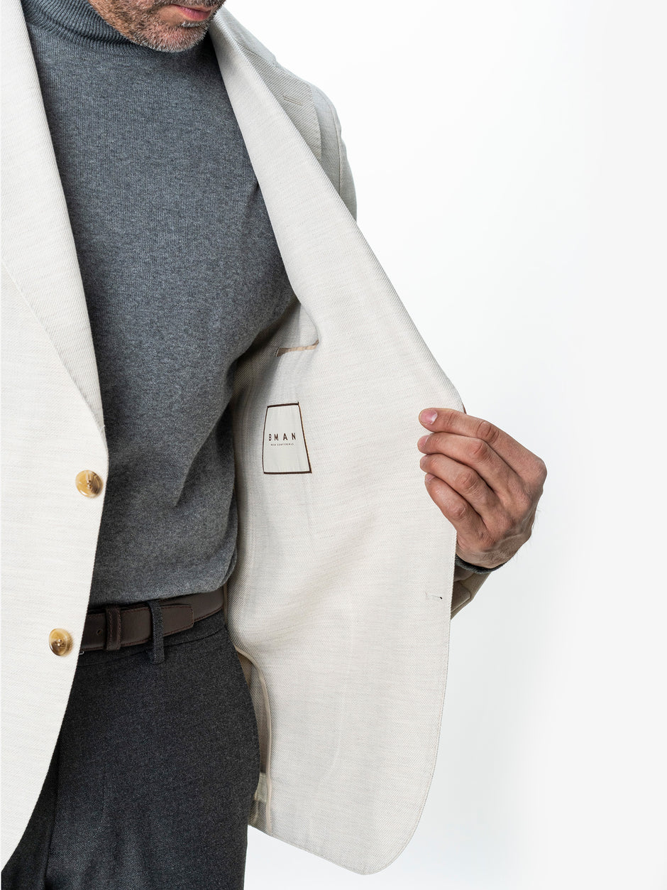 Sacou Barbati Crem Vara Necaptusit Lana Vitale Barberis BMan0050 (9)