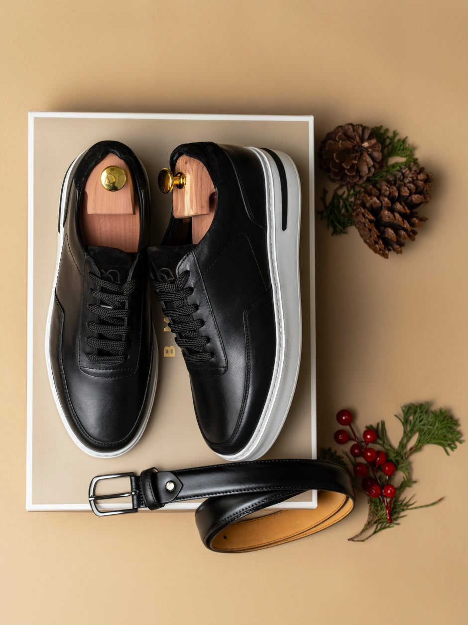 Pachet Cadou Barbati Incaltaminte Pantofi Cu Accesoriu Bman0095 (1)