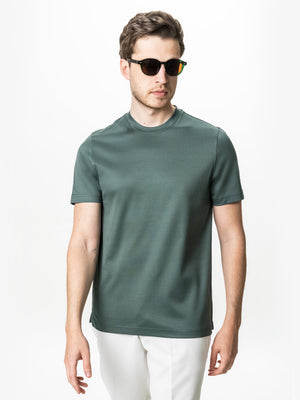 Tricou Premium Barbati Verde Menta 100% Bumbac Egiptean Mercerizat BMan278