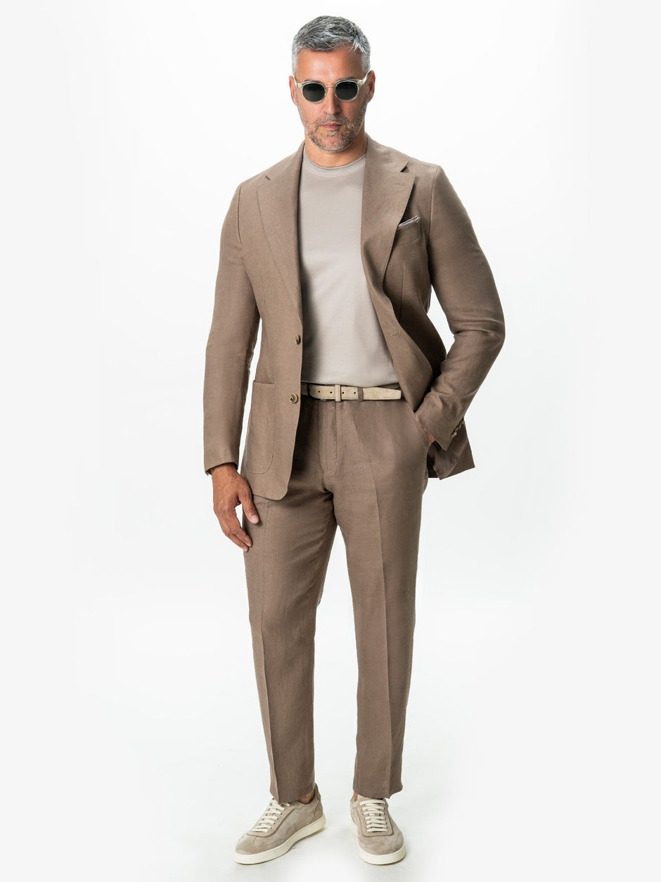 Pantaloni Barbati Maro Cappuccino din In Natural BMan0004 (6)
