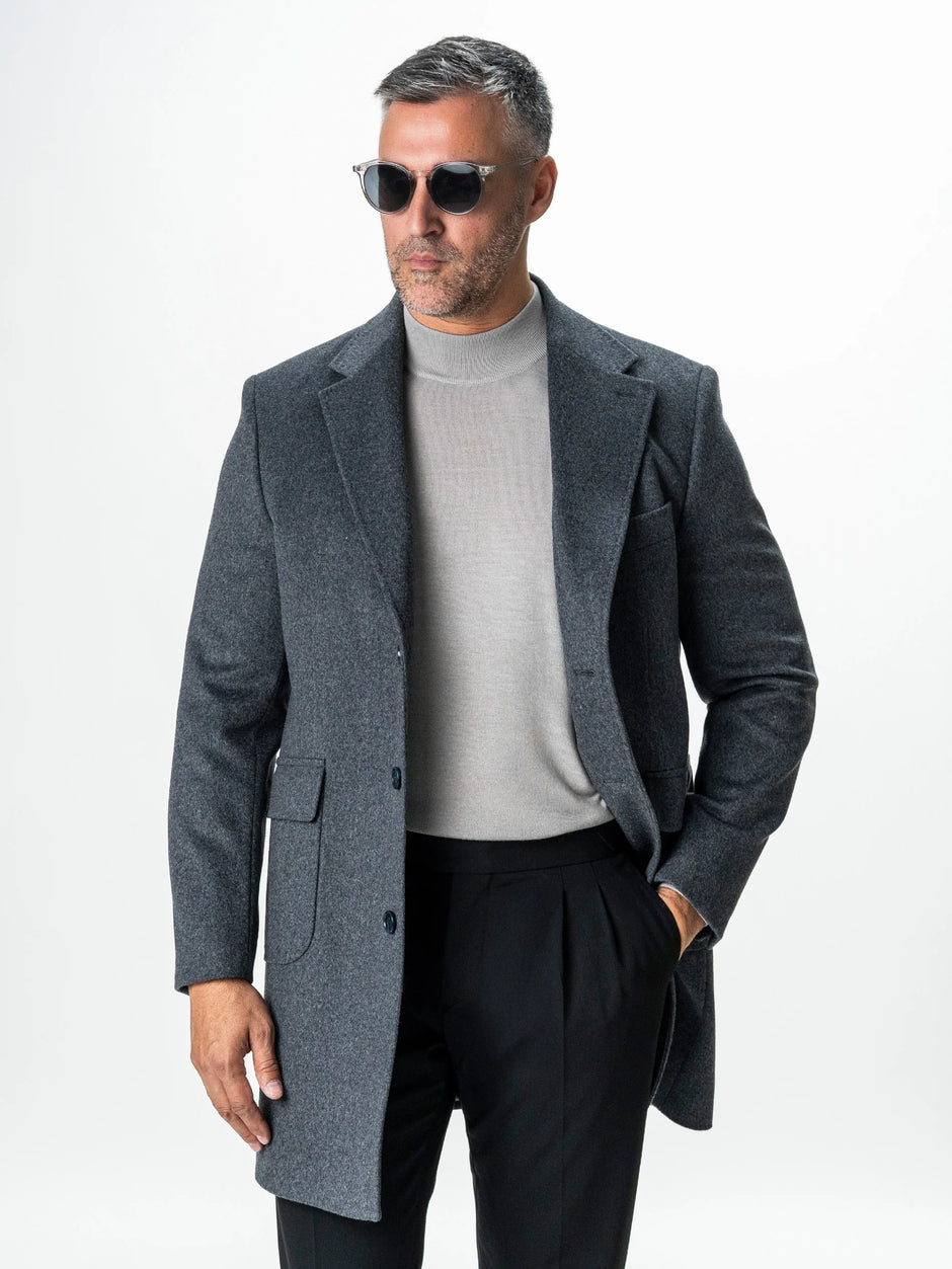 Pantaloni Cu Pense Barbati Negri Gurkha Toamna BMan702 (6)