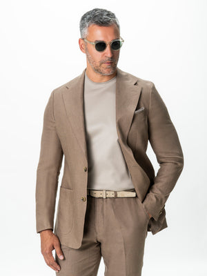 Sacou Barbati Bej In Natural Vitale Barberis BMan0053