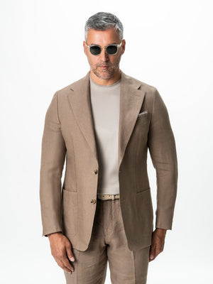 Sacou Barbati Bej In Natural Vitale Barberis BMan0053