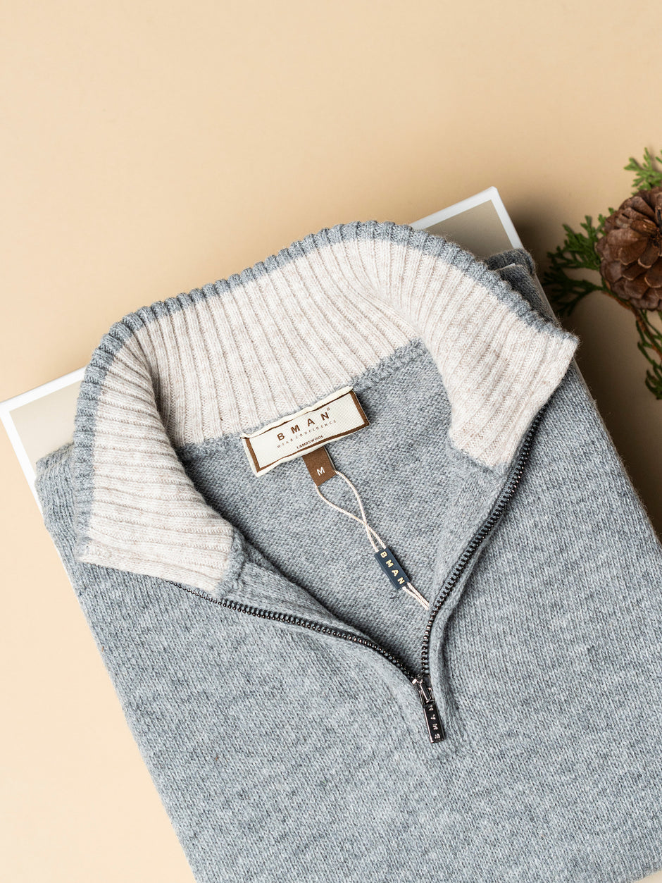 Pachet Cadou Barbati Pulover Cu Camasa Bman0118 (3)