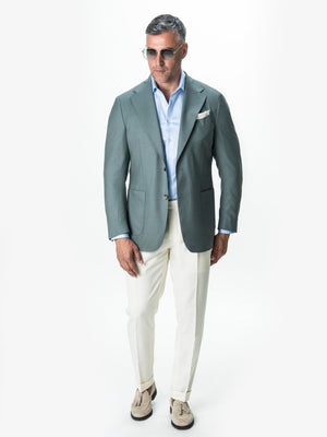 Sacou Barbati Verde Olive Lana Cerrutti BMan0071