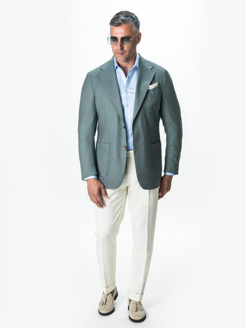 Sacou Barbati Verde Olive Lana Cerrutti BMan0071