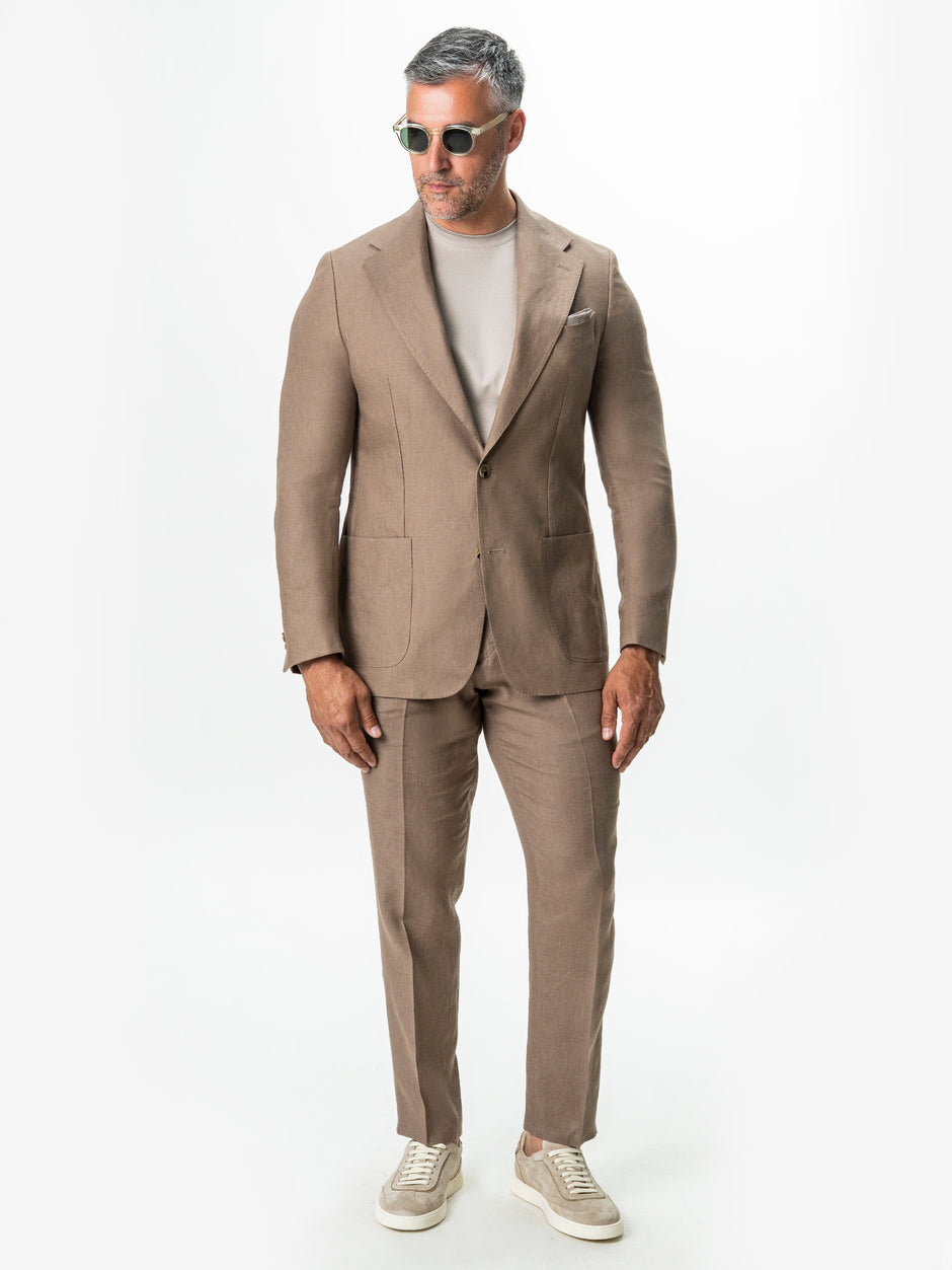 Sacou Barbati Bej In Natural Vitale Barberis BMan0053 (6)