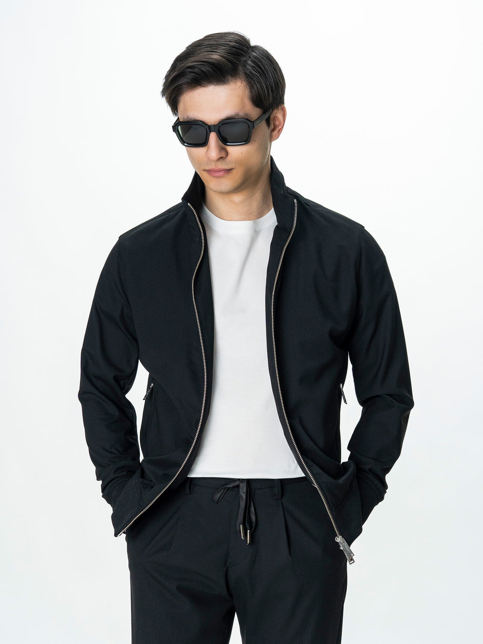 Geaca Barbati Tip Jacheta Neagra BMan BMan0007 (4)