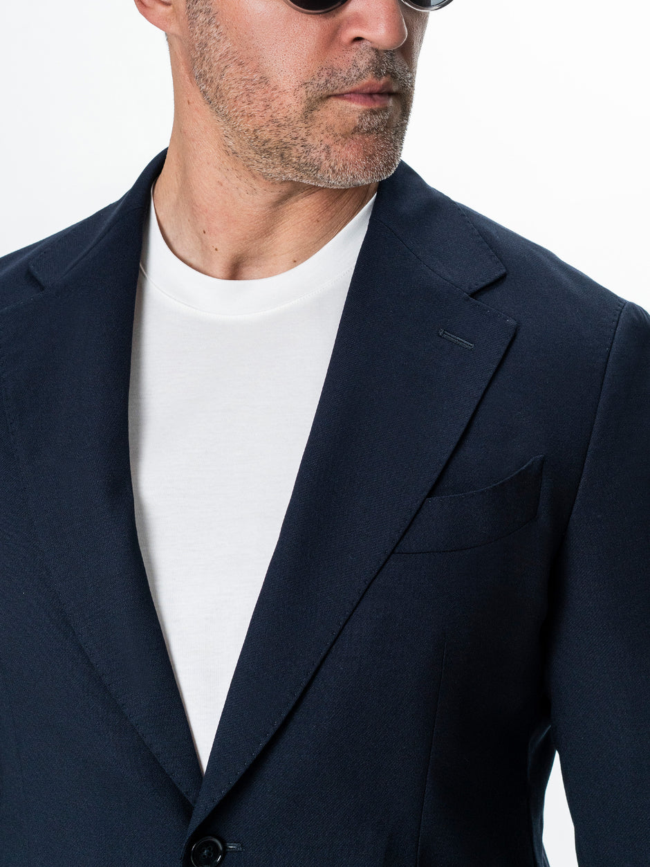 Costum Bleumarin Barbati Lana Vitale Barberis Oxford Flexo BMan0015 (5)