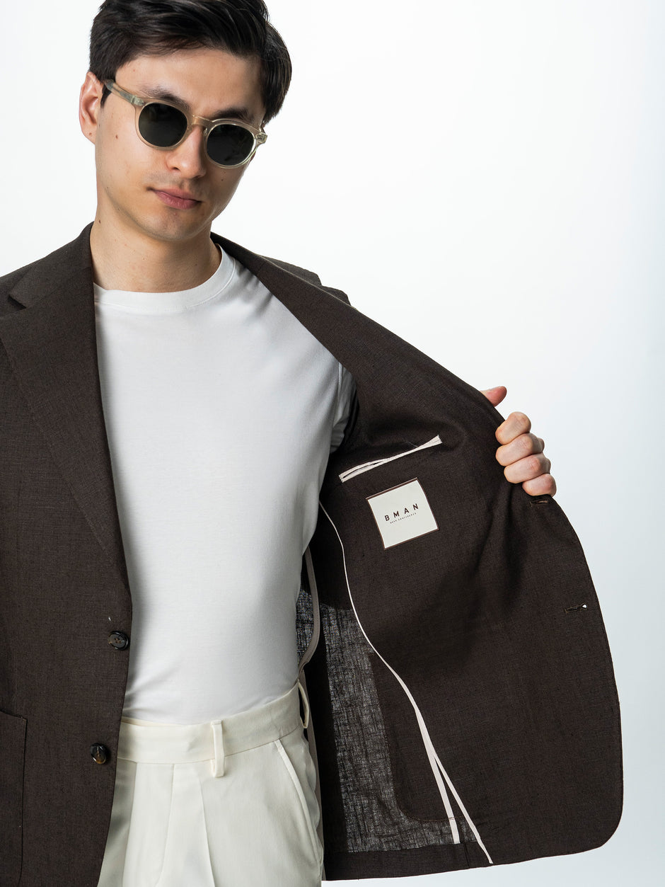 Sacou Barbati Maro In Natural Vitale Barberis BMan0053 (3)
