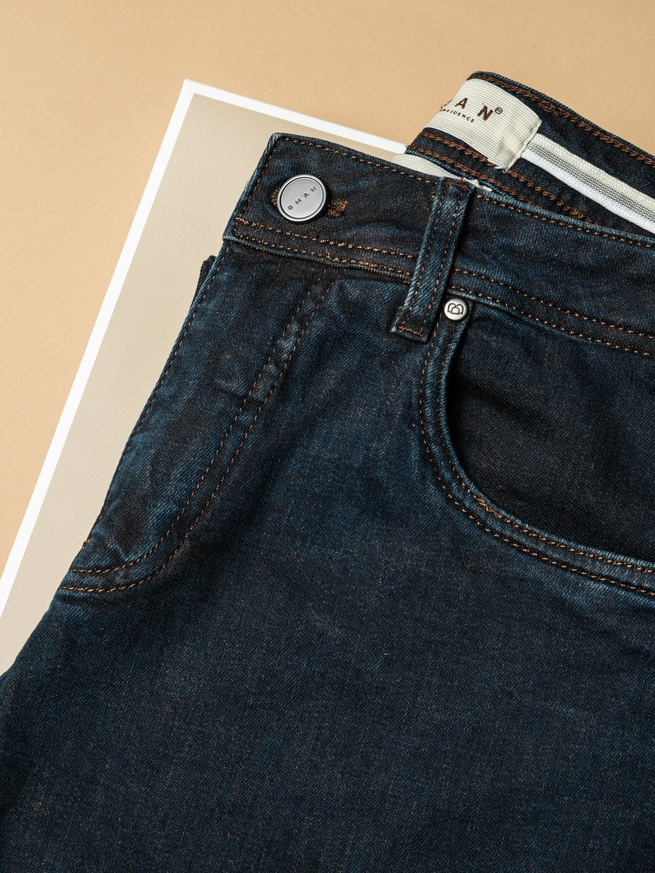 Pachet Cadou Barbati Blugi Tip Denim Si Pulover Cu Fermoar Bman0292 (2)